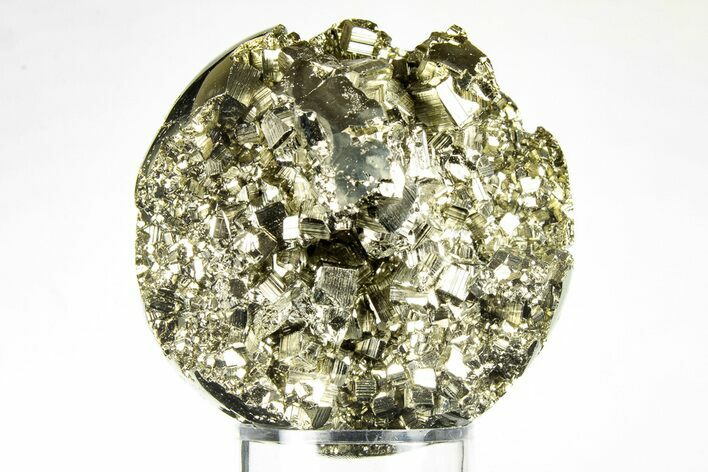 Polished Pyrite Sphere - Peru #195543